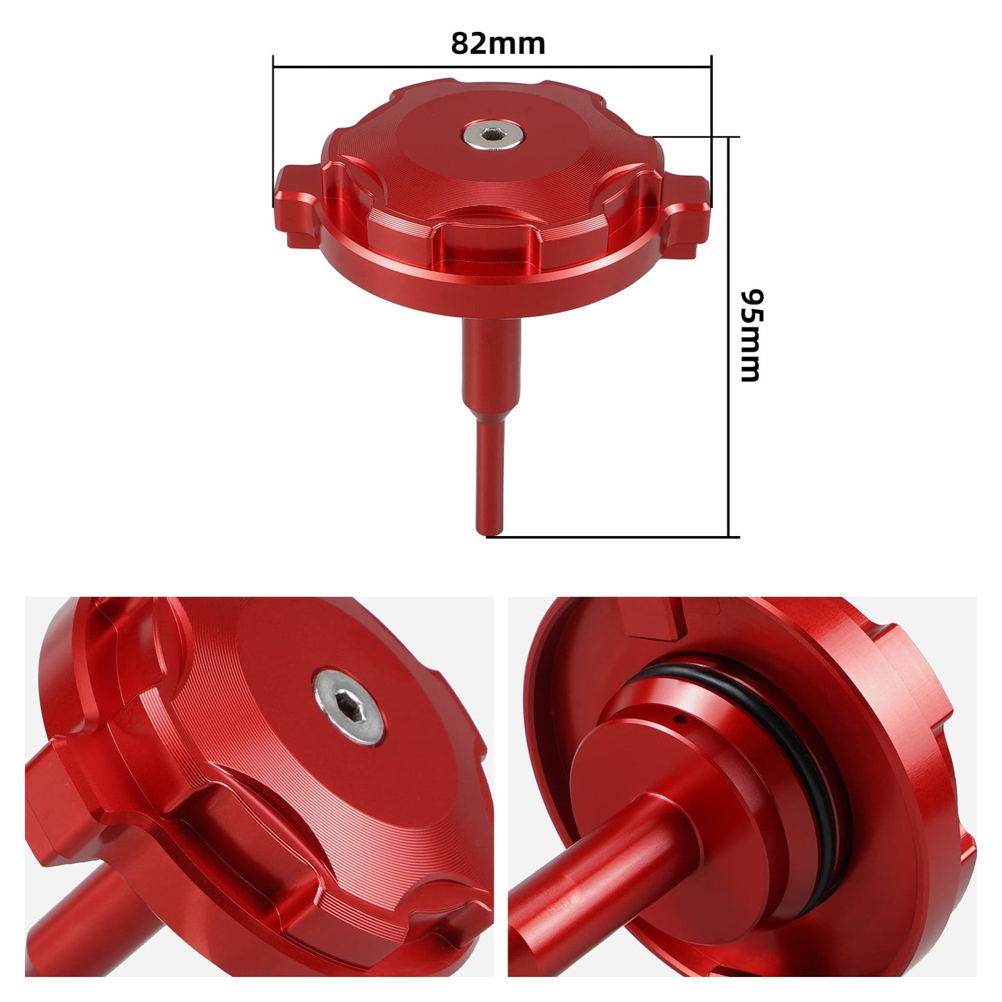 BEVINSEE Power Steering Fluid Reservoir Cap For Toyota 4Runner