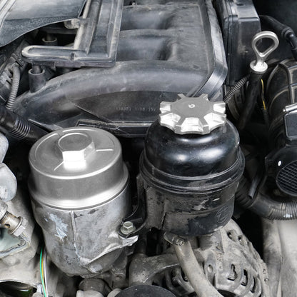 Power Steering Reservoir Cap Replacement For BMW E36 E46 E90 E39 Z4 E82 N54 N52 N55 N20