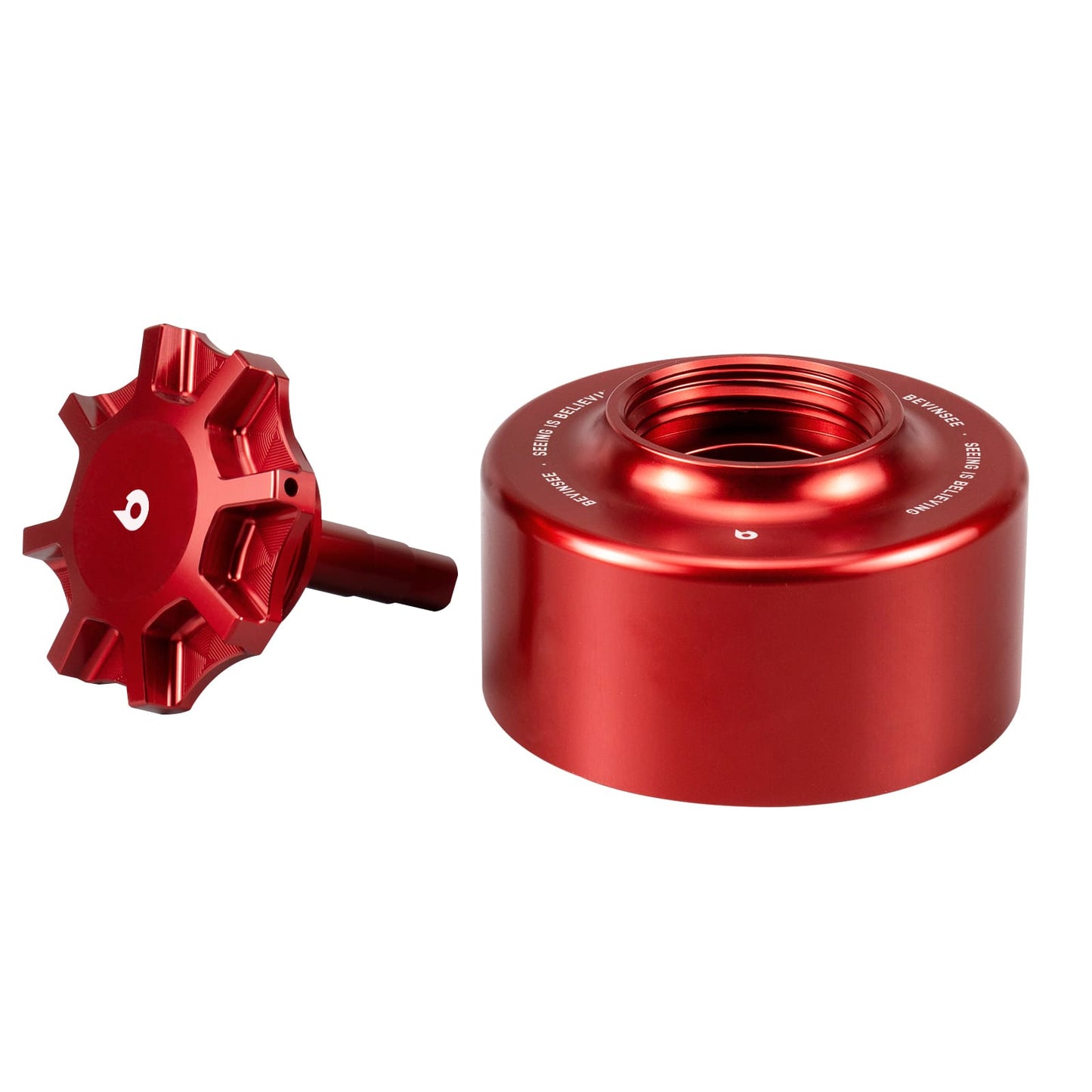 Aluminum Power Steering Reservoir Set For BMW E46 E60 E90 M3 E87 E88 E83 E84