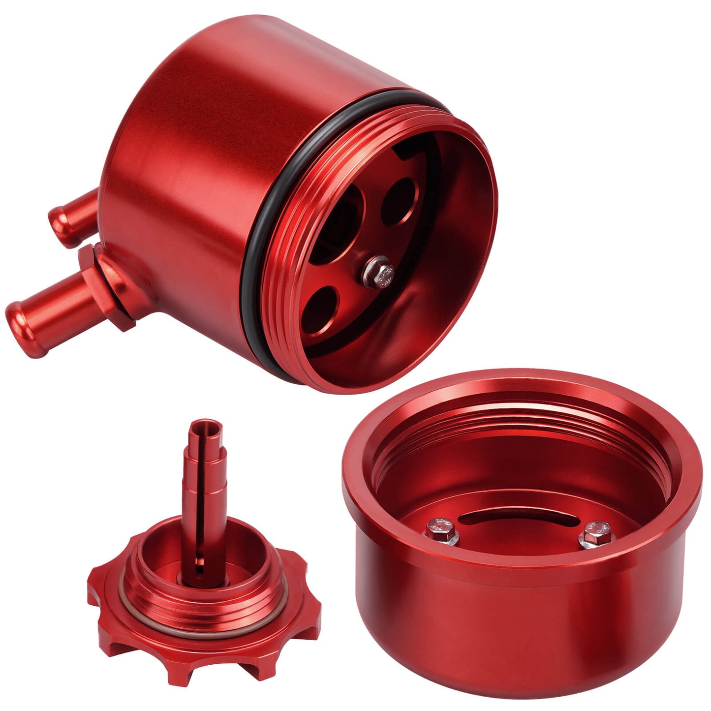 Billet Aluminum Power Steering Reservoir Upgrade Kit For BMW E90 E92 335i E82 E88 135i 1M M3 M5