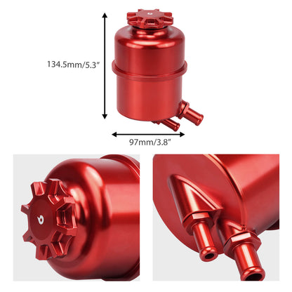 Billet Aluminum Power Steering Reservoir Upgrade Kit For BMW E90 E92 335i E82 E88 135i 1M M3 M5