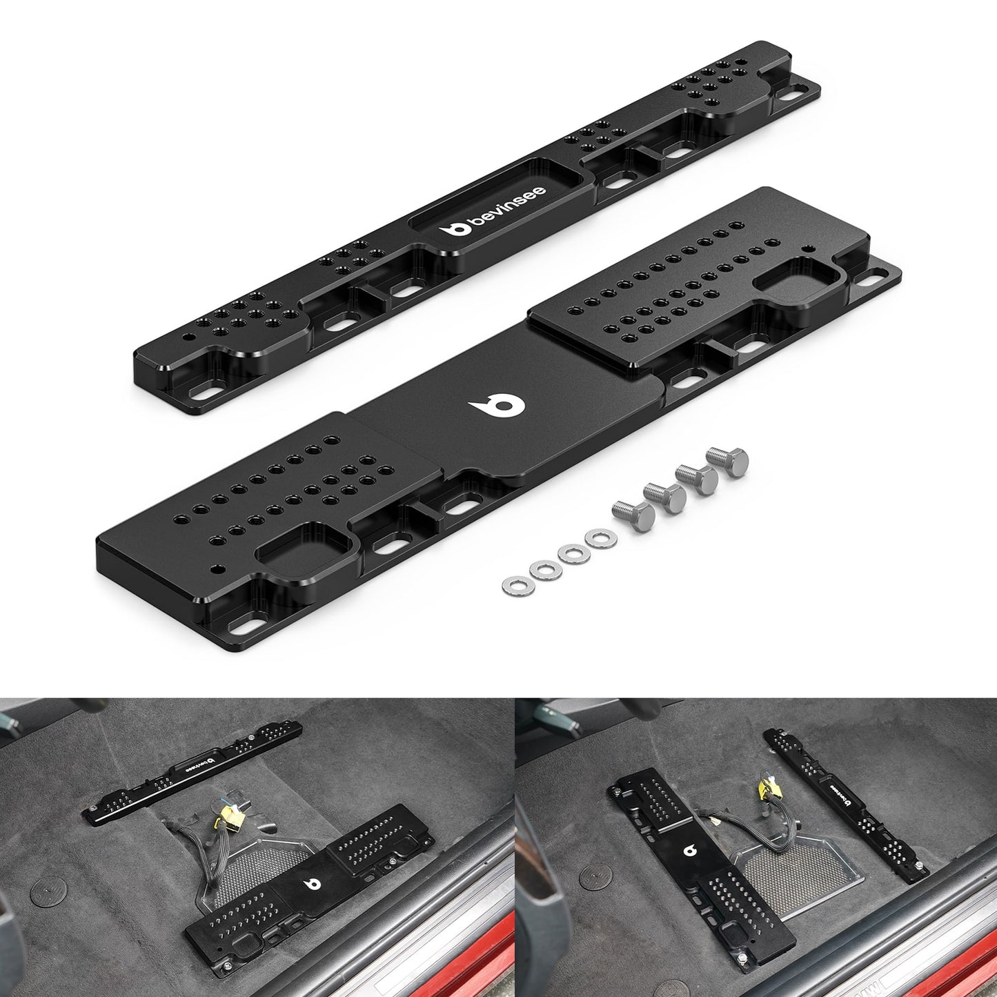 Aluminum Adjustable Racing Seat Floor Mount Adapters For BMW E36 E46