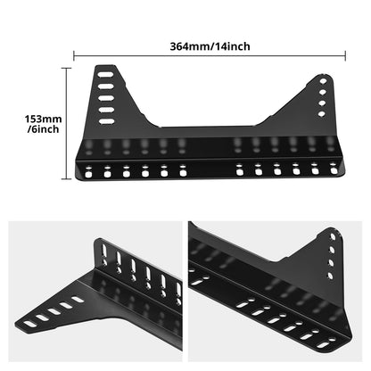 Aluminum Adjustable Racing Seat Floor Mount Adapters For BMW E36 E46