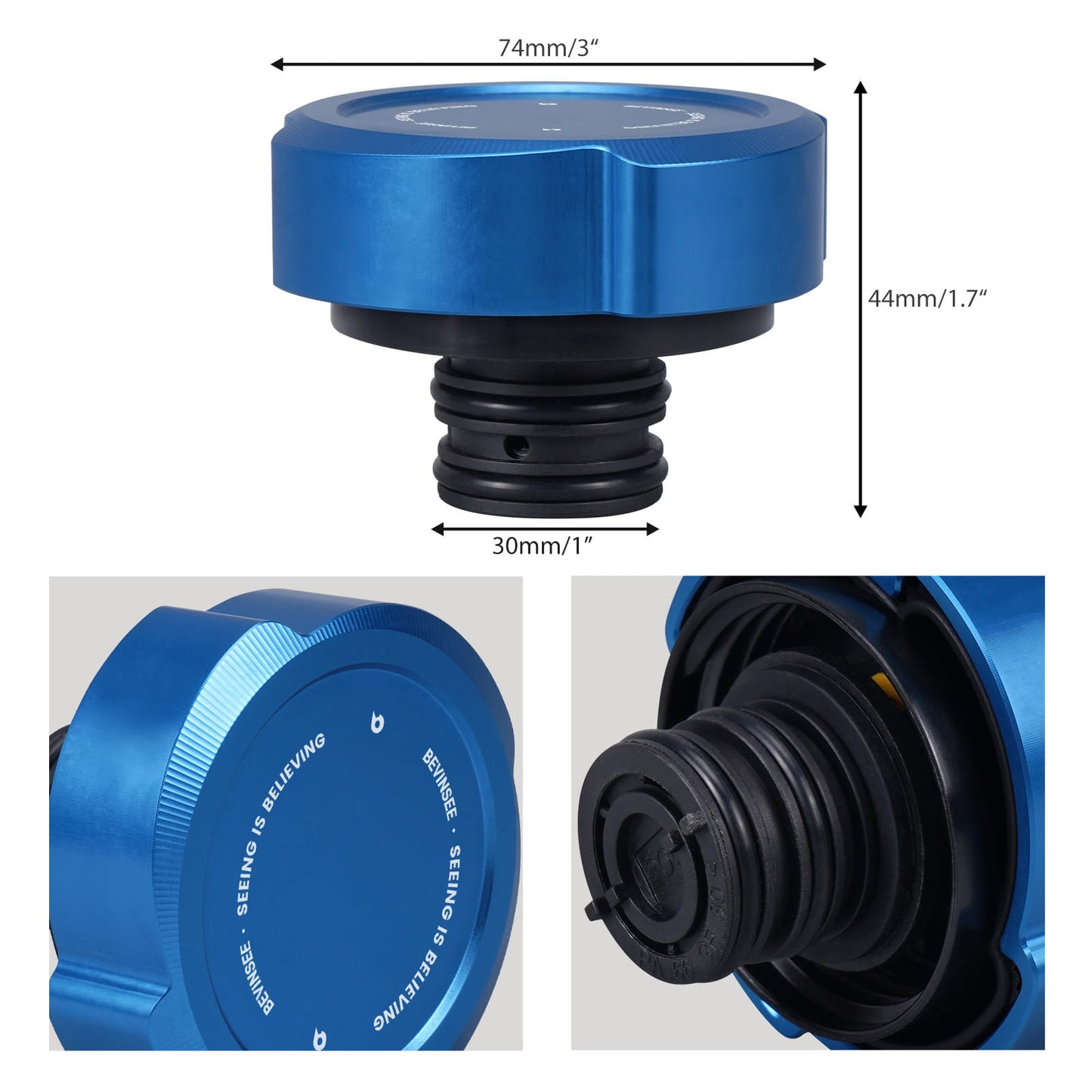 Radiator Expansion Tank Cap For BMW E36 E46 E39 X3 E83 X5 Z4