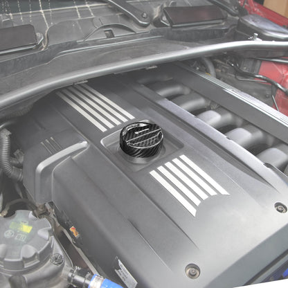 Real Carbon Fiber Oil Cap Cover For BMW N20 N54 N55 Engine E90 E92 F30 F32 F10
