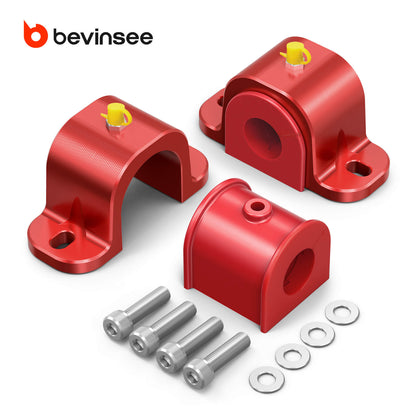 BEVINSEE Aluminum Rear Anti Roll Bar Mount with 80A Polyurethane Bushing For GOLF GTI MK7/7.5/8