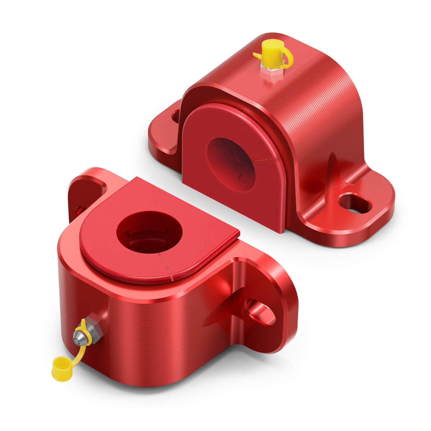 BEVINSEE Aluminum Rear Anti Roll Bar Mount with 80A Polyurethane Bushing For GOLF GTI MK7/7.5/8