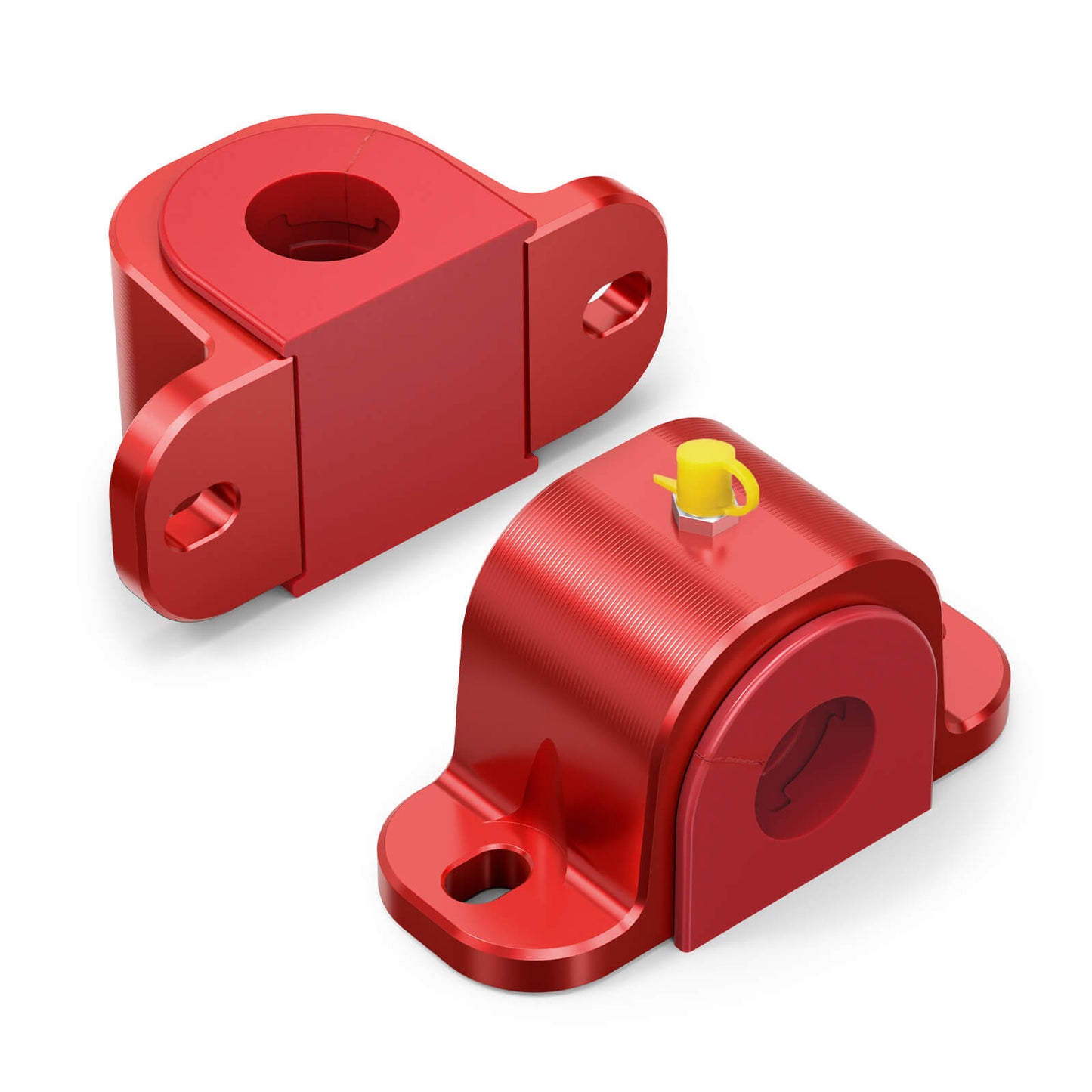 BEVINSEE Aluminum Rear Anti Roll Bar Mount with 80A Polyurethane Bushing For GOLF GTI MK7/7.5/8