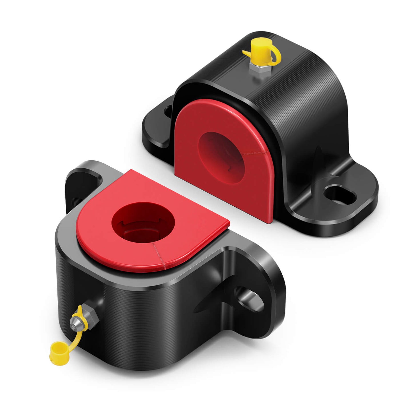 BEVINSEE Aluminum Rear Anti Roll Bar Mount with 80A Polyurethane Bushing For GOLF GTI MK7/7.5/8