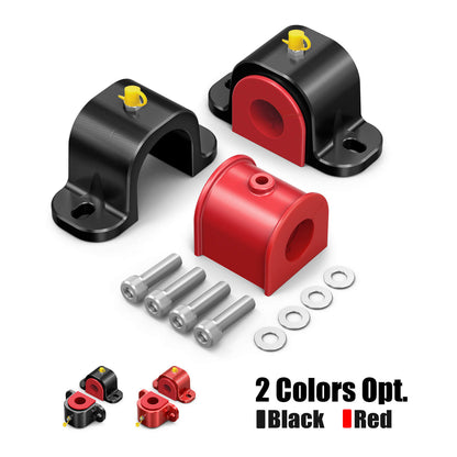 BEVINSEE Aluminum Rear Anti Roll Bar Mount with 80A Polyurethane Bushing For GOLF GTI MK7/7.5/8