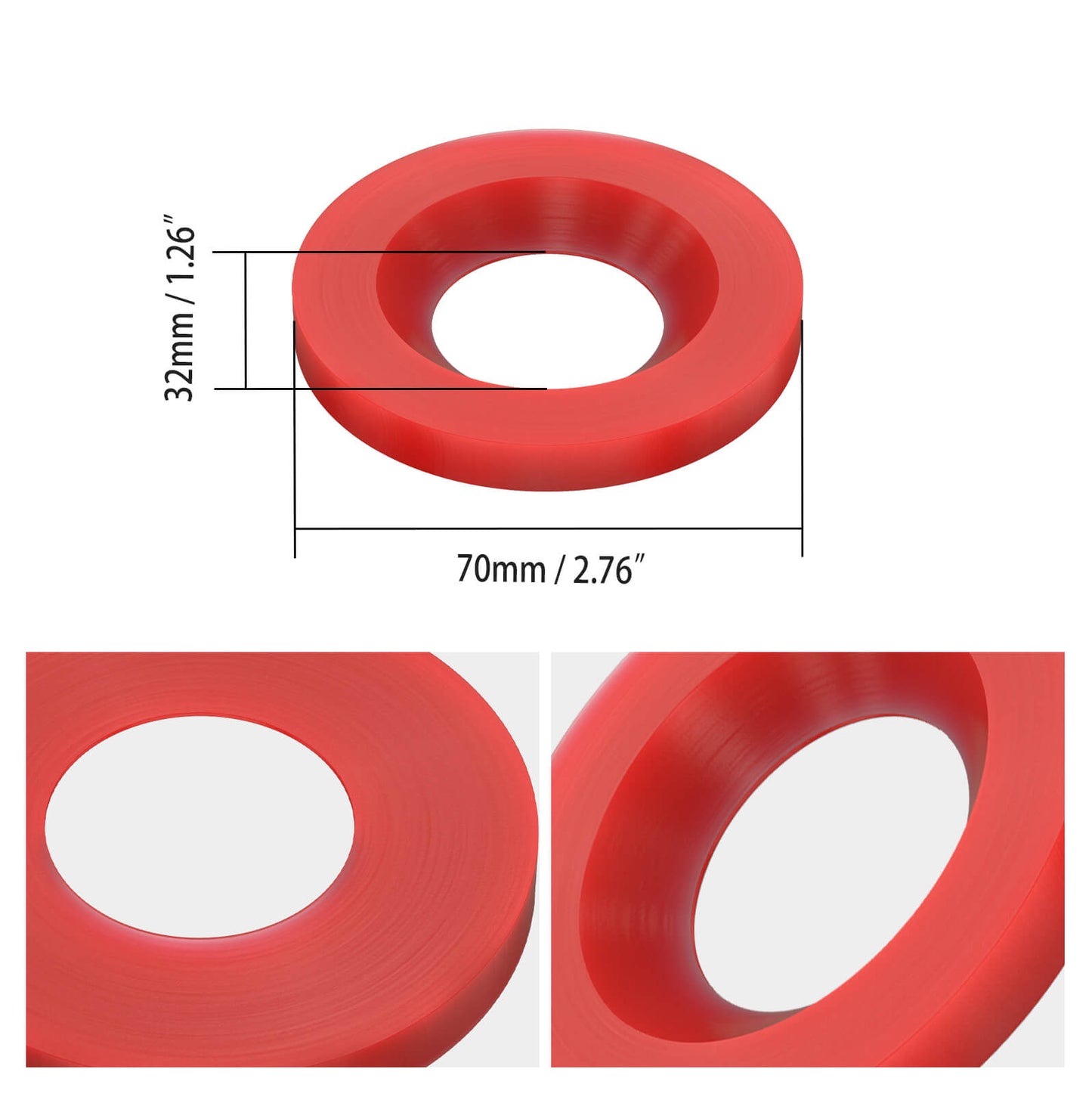 Rear Control Arm Bushing Limit Spacers For BMW E36 E46 Z4 E85 E86