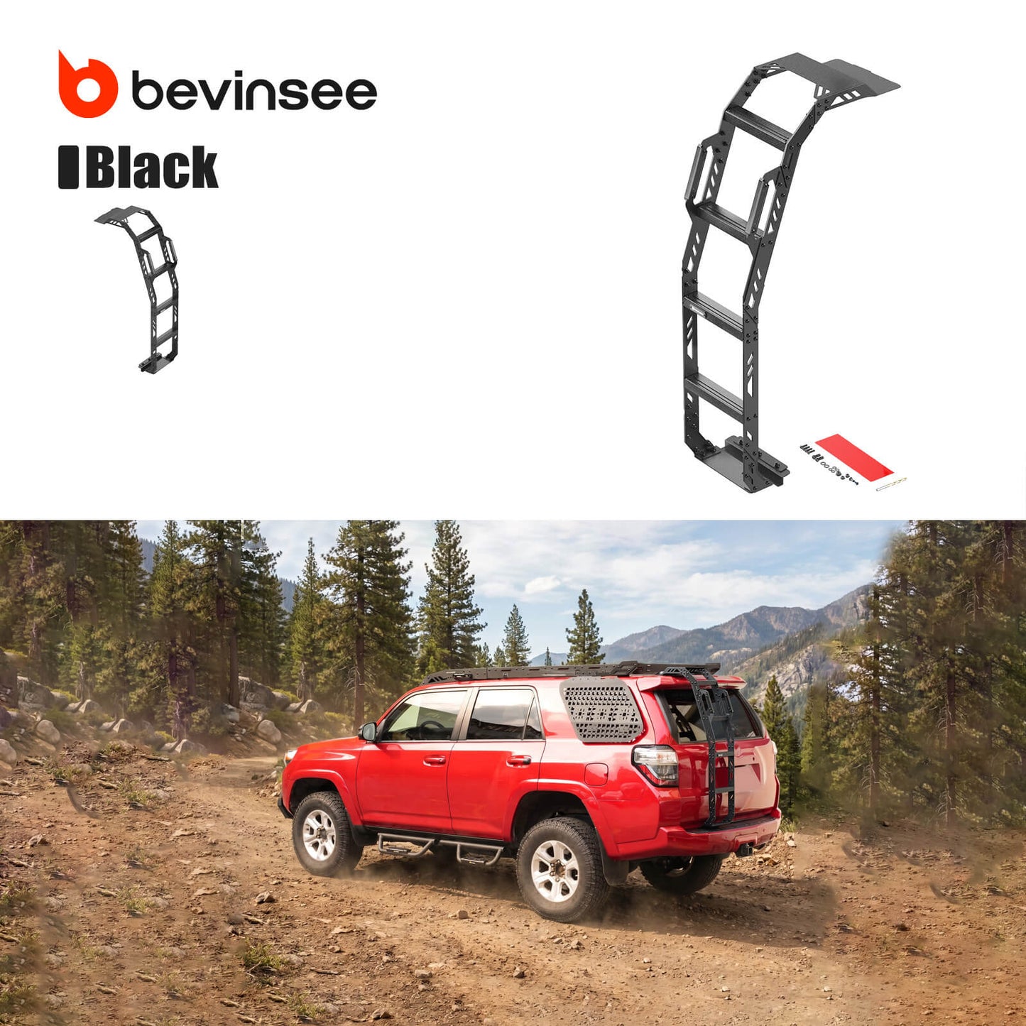 Rear Hatch Ladder For Toyota 4Runner 2014-2024