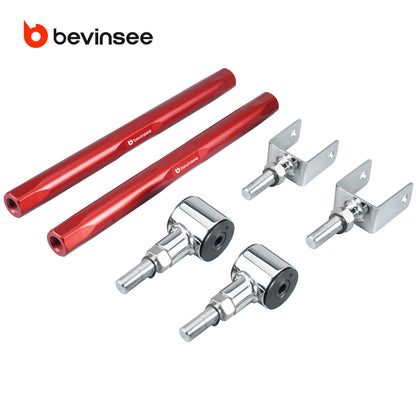 Aluminum Rear Lower Camber Control Arms Polyurethane Bushings For BMW E36 E46