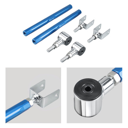 Aluminum Rear Lower Camber Control Arms Polyurethane Bushings For BMW E36 E46