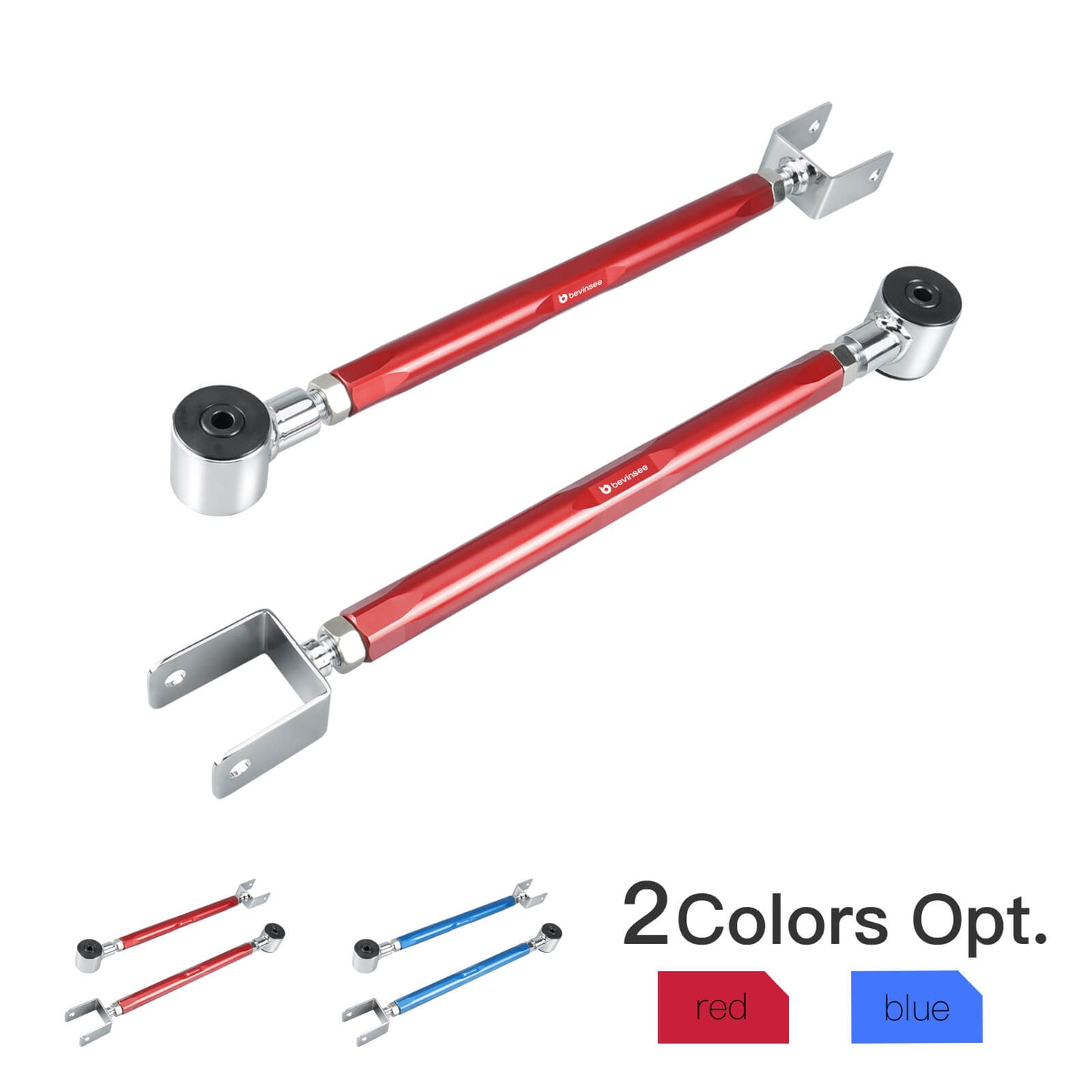 Aluminum Rear Lower Camber Control Arms Polyurethane Bushings For BMW E36 E46