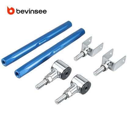 Aluminum Rear Lower Camber Control Arms Polyurethane Bushings For BMW E36 E46