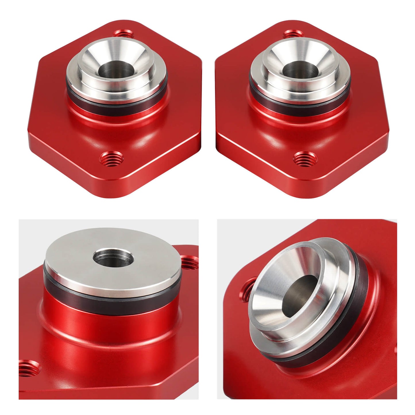 Rear lower shock mounts with polyurethane inserts BMW E90 E91 E92 E93 E84 X1 E81 E82 E87 E88