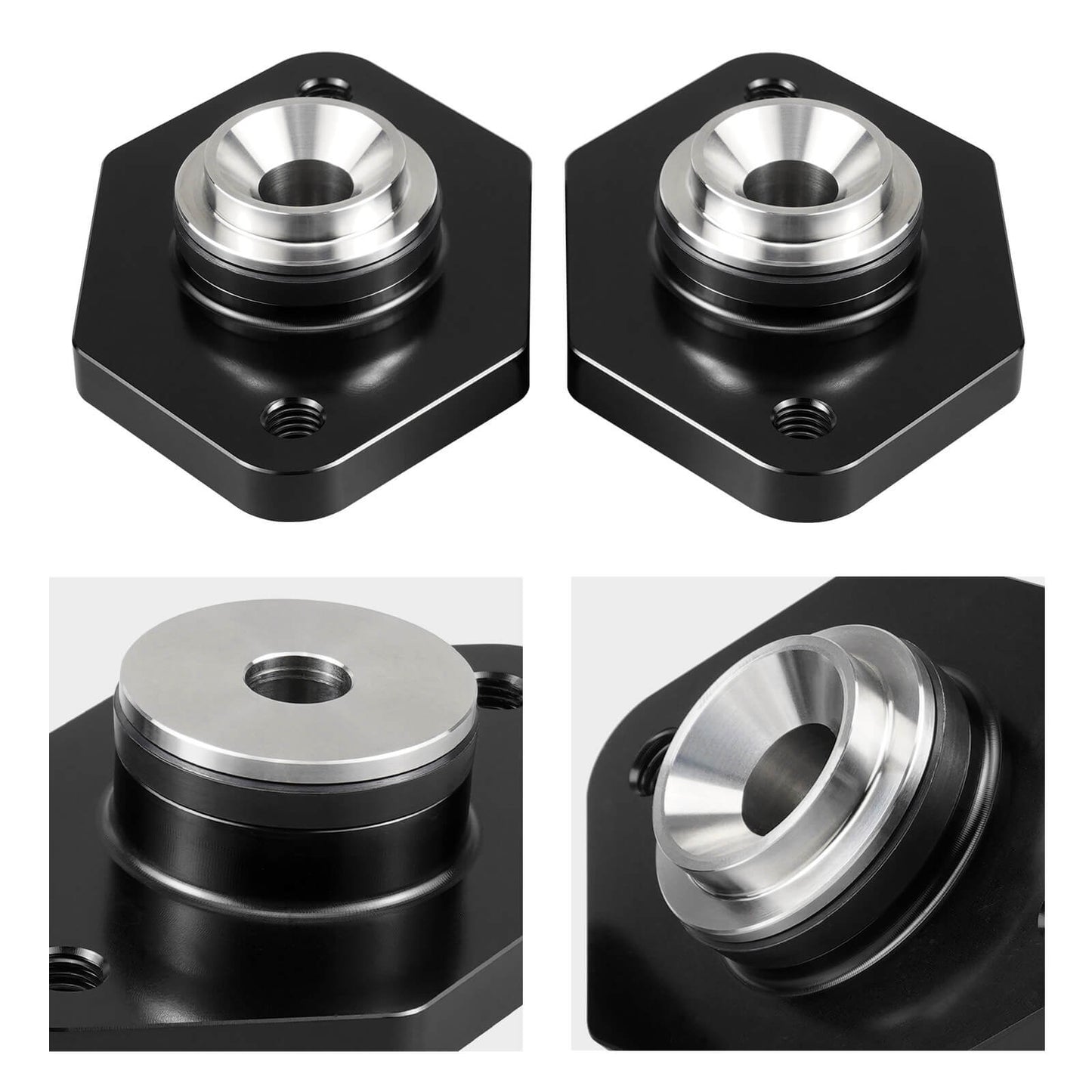 Rear lower shock mounts with polyurethane inserts BMW E90 E91 E92 E93 E84 X1 E81 E82 E87 E88
