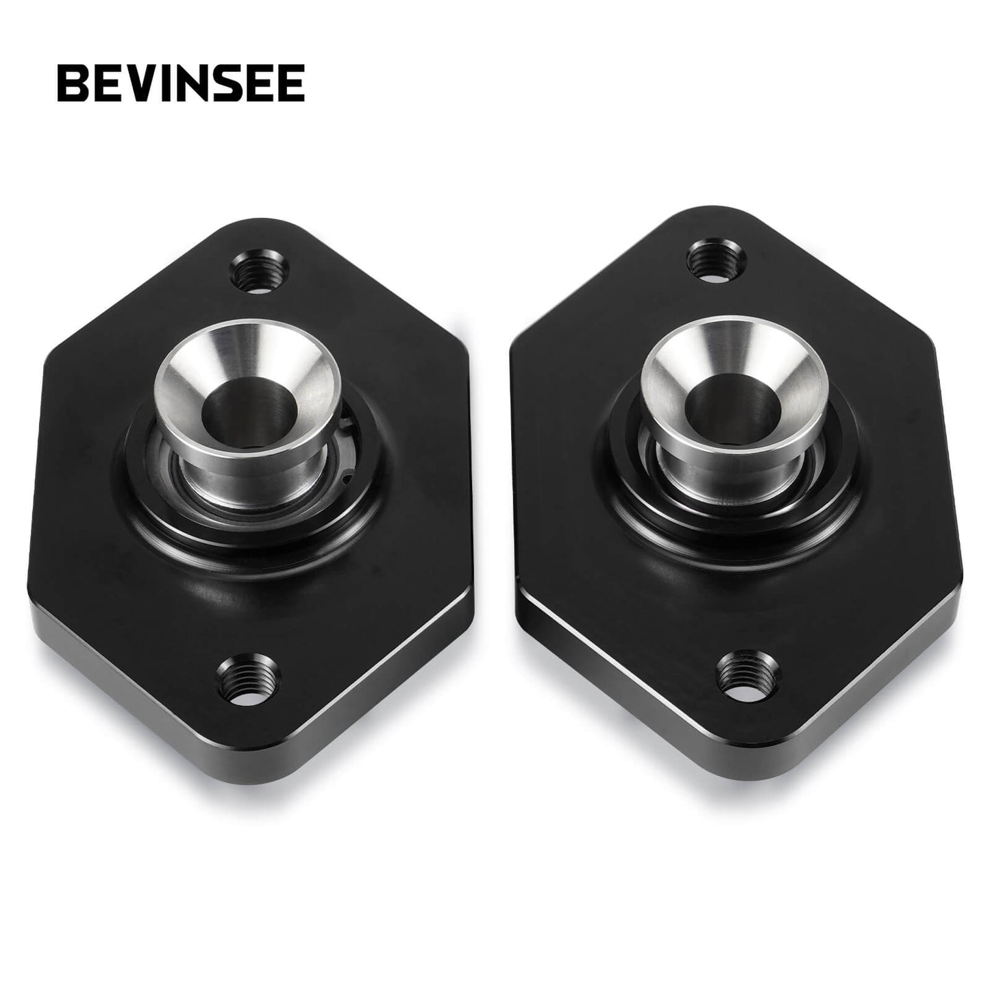 Uniball Rear Lower Shock Mounts Aluminum For BMW E90 E91 E92 E93 E84 X1 E81 E82 E87 E88