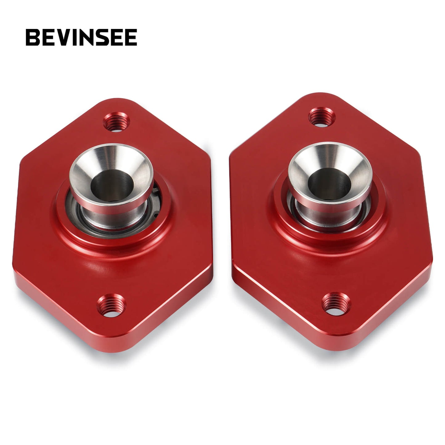 Uniball Rear Lower Shock Mounts Aluminum For BMW E90 E91 E92 E93 E84 X1 E81 E82 E87 E88