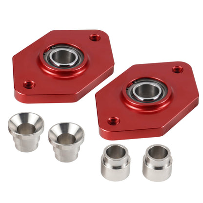 Uniball Rear Lower Shock Mounts Aluminum For BMW E90 E91 E92 E93 E84 X1 E81 E82 E87 E88