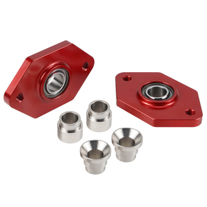 Uniball Rear Lower Shock Mounts Aluminum For BMW E90 E91 E92 E93 E84 X1 E81 E82 E87 E88