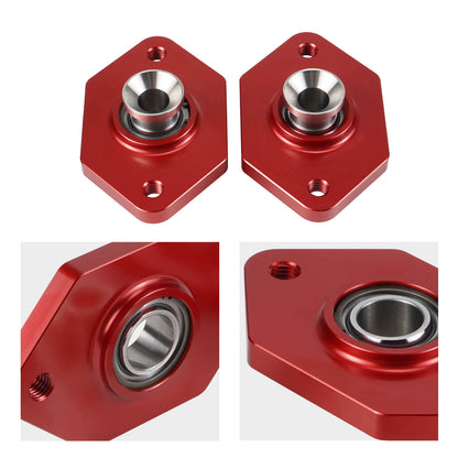 Uniball Rear Lower Shock Mounts Aluminum For BMW E90 E91 E92 E93 E84 X1 E81 E82 E87 E88