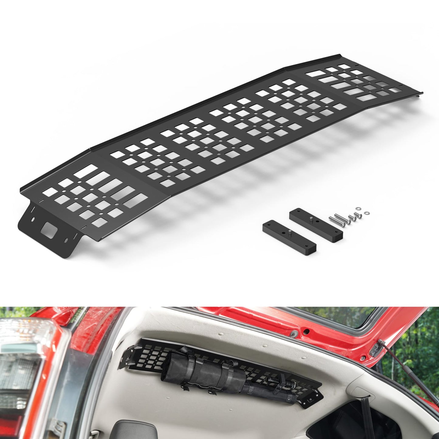 BEVINSEE Rear Overhead Storage Panel For 4Runner 2010-2024