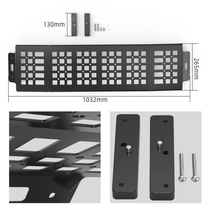 BEVINSEE Rear Overhead Storage Panel For 4Runner 2010-2024