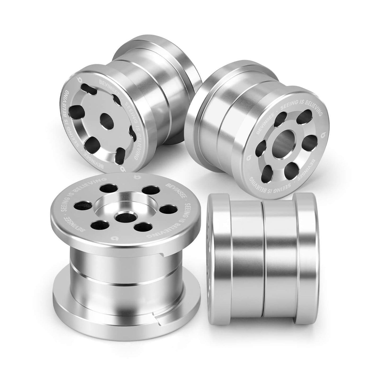 Solid Aluminum Rear Subframe Bushing Kit For BMW E46 1999-2006