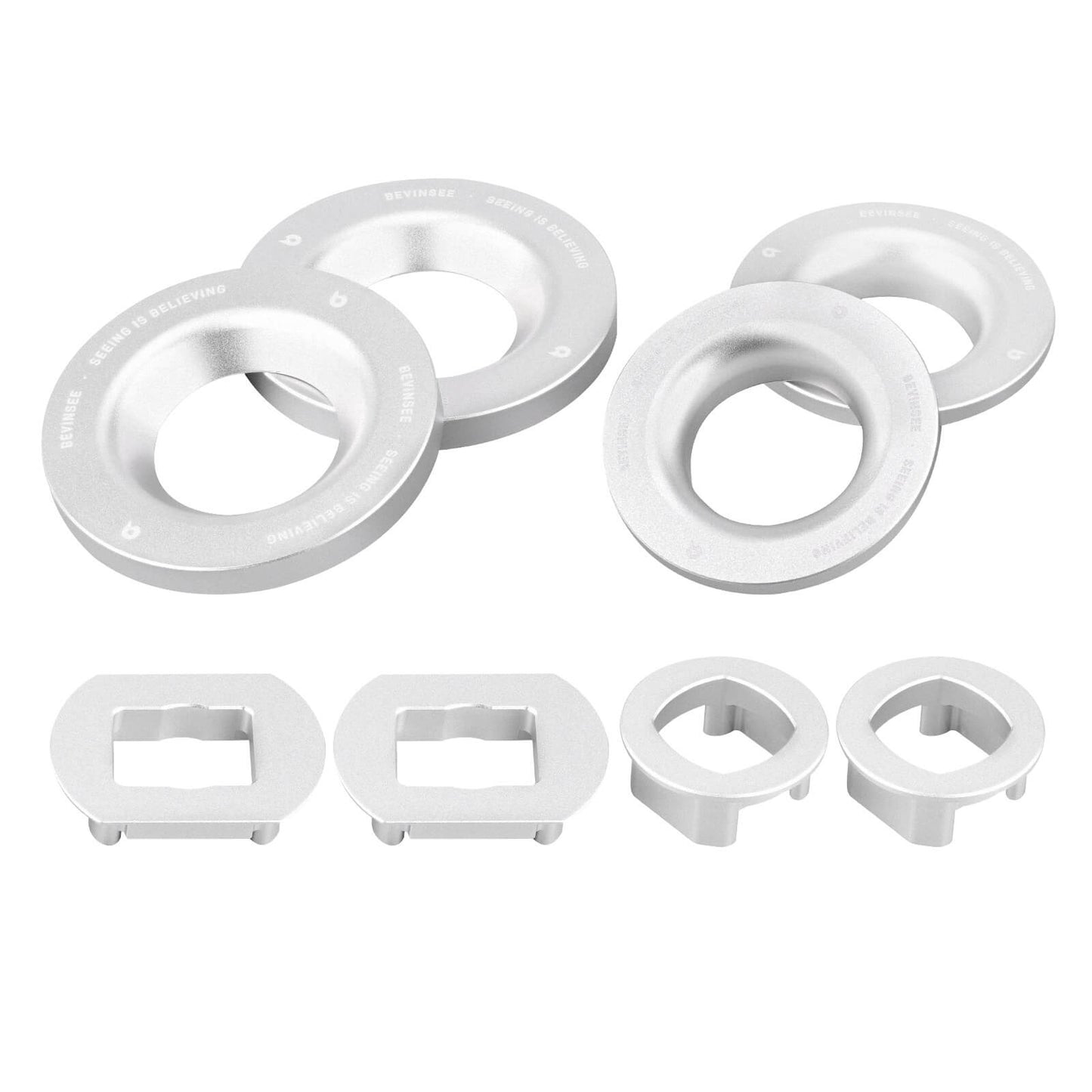 Aluminum Rear Subframe Mount Insert Kit For BMW E82 E88 E90 E92 None-M