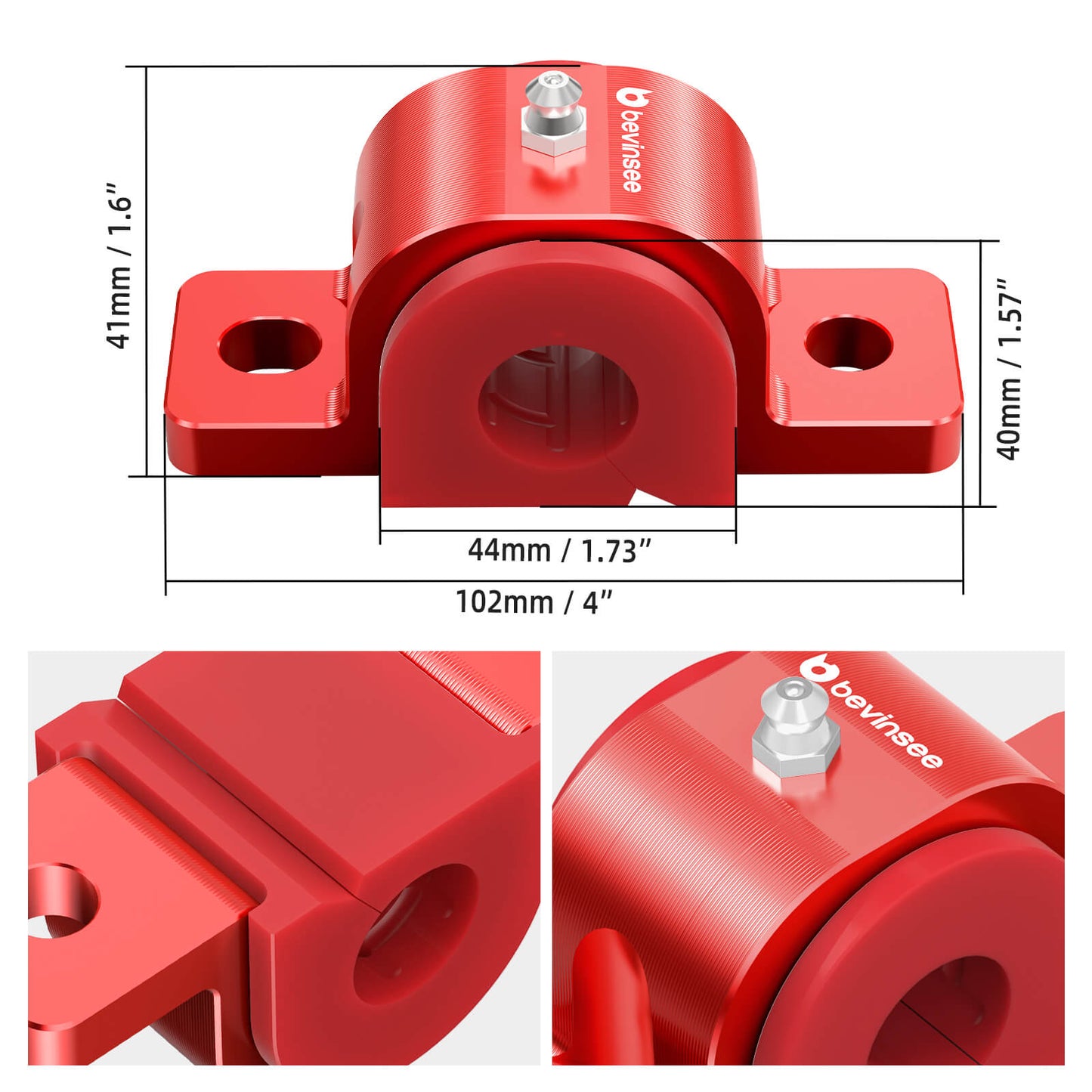 Rear Suspension Stabilizer Bar Bushings Kit For Toyota 4Runner FJ Cruiser 2010-2024