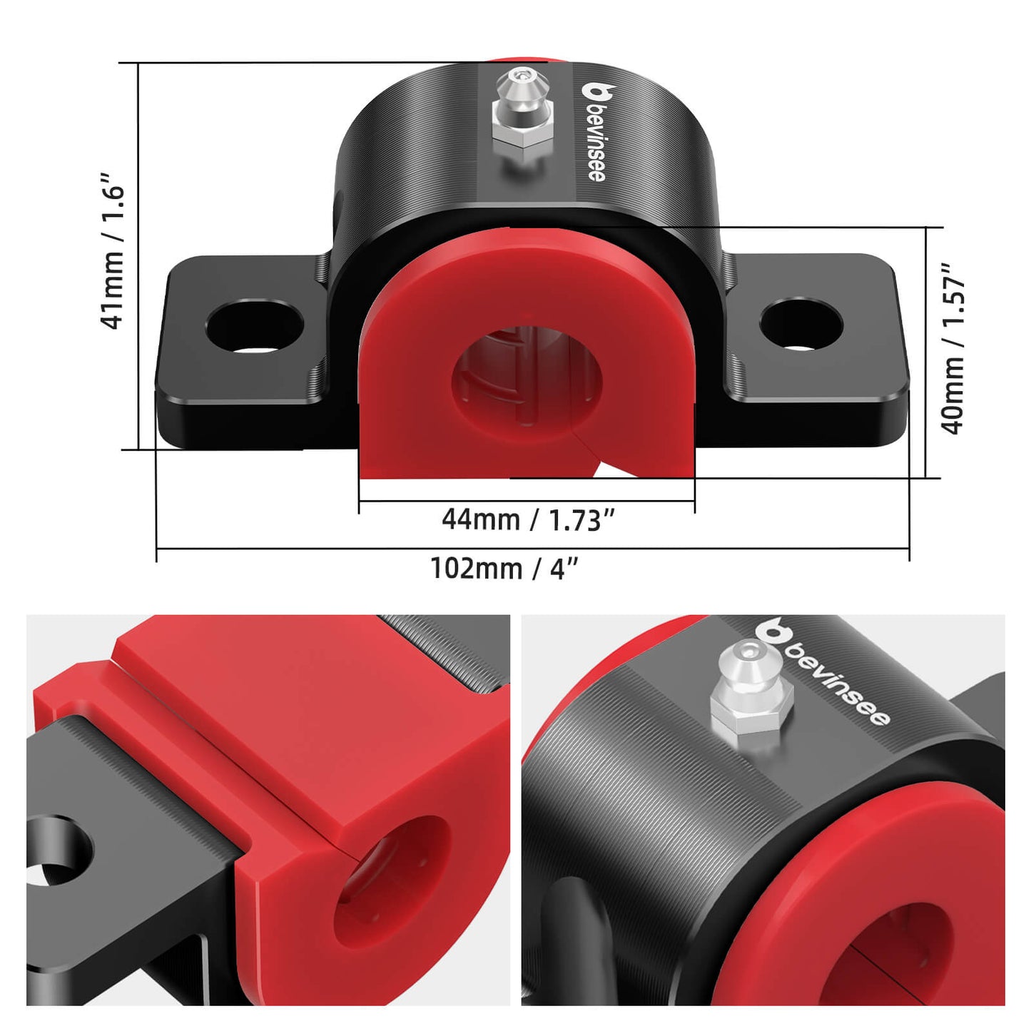 Rear Suspension Stabilizer Bar Bushings Kit For Toyota 4Runner FJ Cruiser 2010-2024