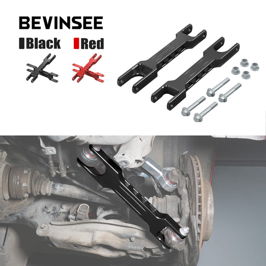 Billet Aluminum Rear Trailing Arm Set For BMW E82 E87 E88 E90 E92 M3 1M 335i 135i X1 E84