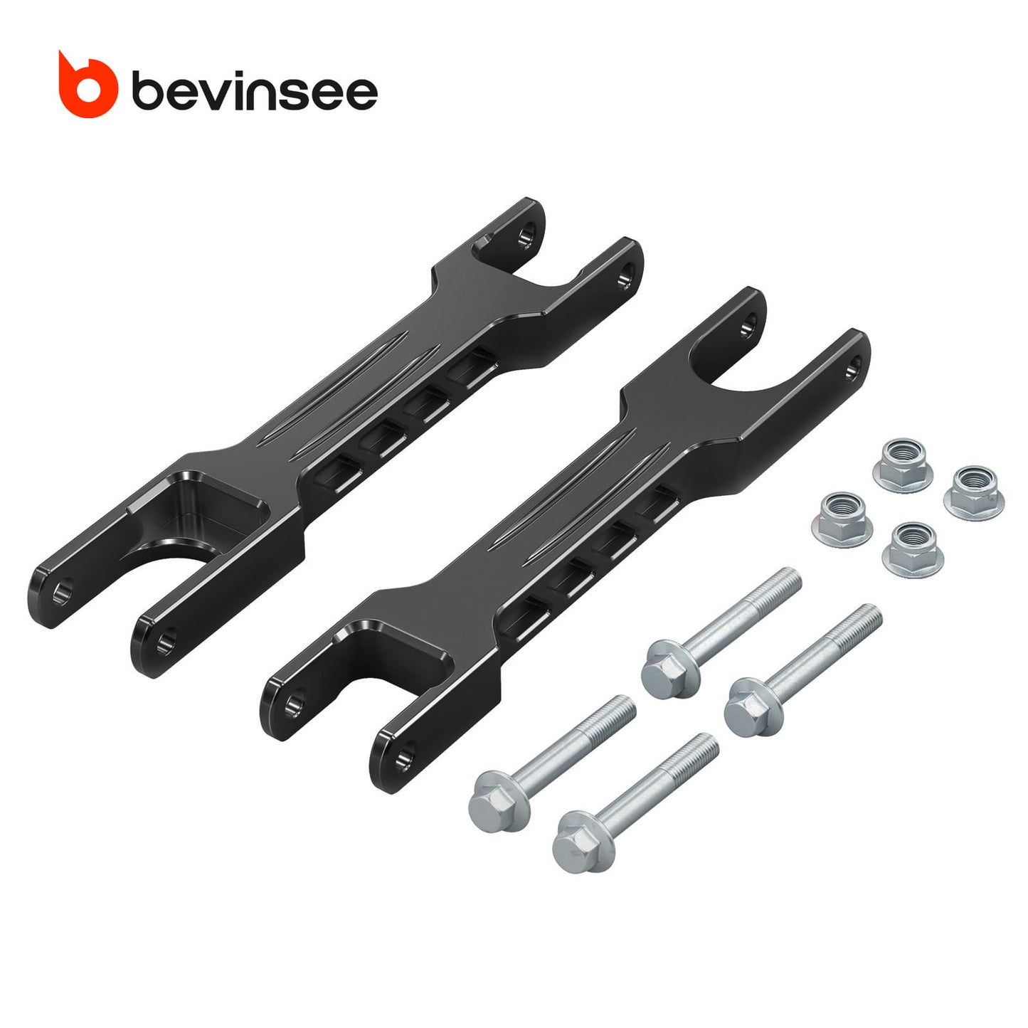 Aluminum Rear Trailing Arm Set & Bearings For BMW E82 E87 E88 E90 E92 M3 1M 335i 135i X1 E84