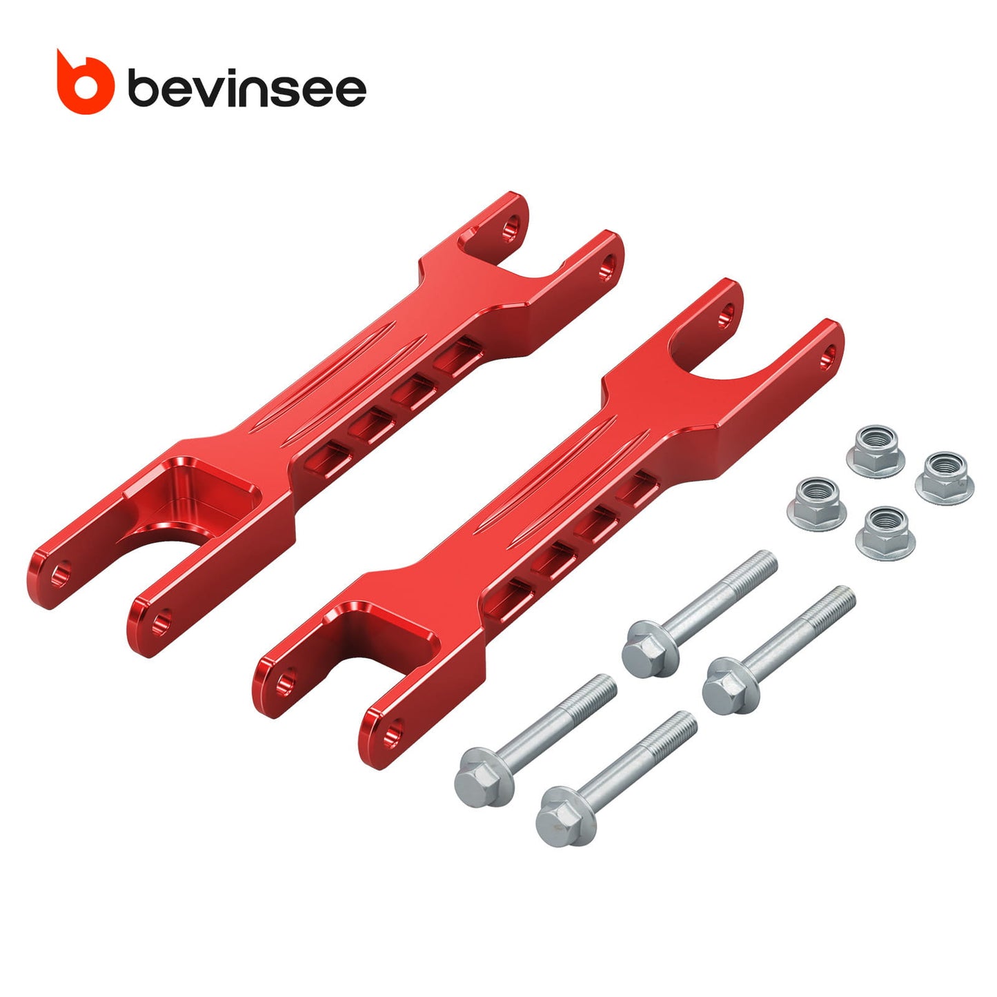 Aluminum Rear Trailing Arm Set & Bearings For BMW E82 E87 E88 E90 E92 M3 1M 335i 135i X1 E84