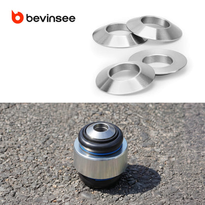 Rear Upper Control Arm Ball Joint Conversion Shims For BMW E82 E88 E90 E92