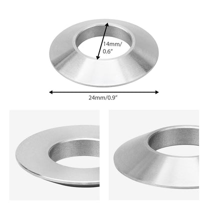 Rear Upper Control Arm Ball Joint Conversion Shims For BMW E82 E88 E90 E92