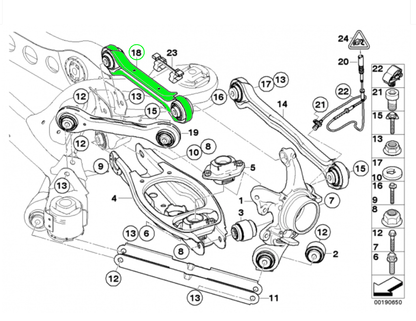 Adjustable Rear Upper Camber Arms With Monoball For BMW E82 E88 E90 E92 E93