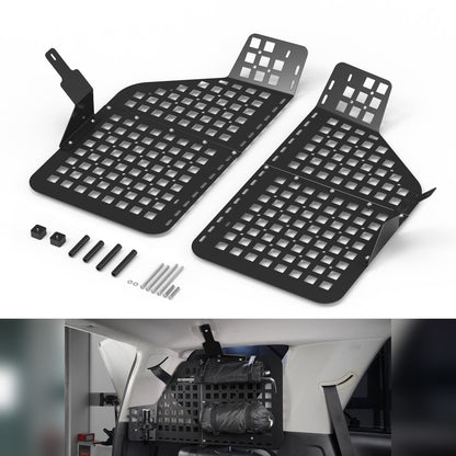 BEVINSEE Rear Window Storage Panel For Toyota 4Runner 2010-2024