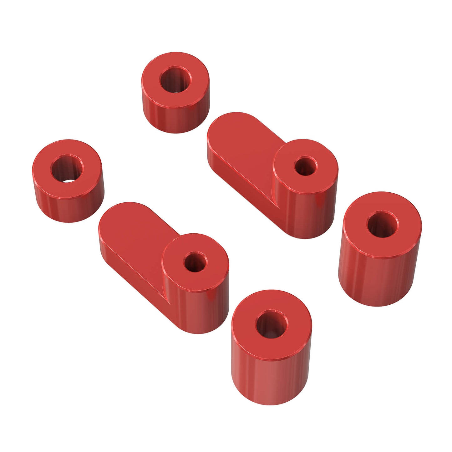 Billet Aluminum Rear Wing Spoiler Riser Kit For Ford Fiesta Mk8 Fiesta ST-Line/ST