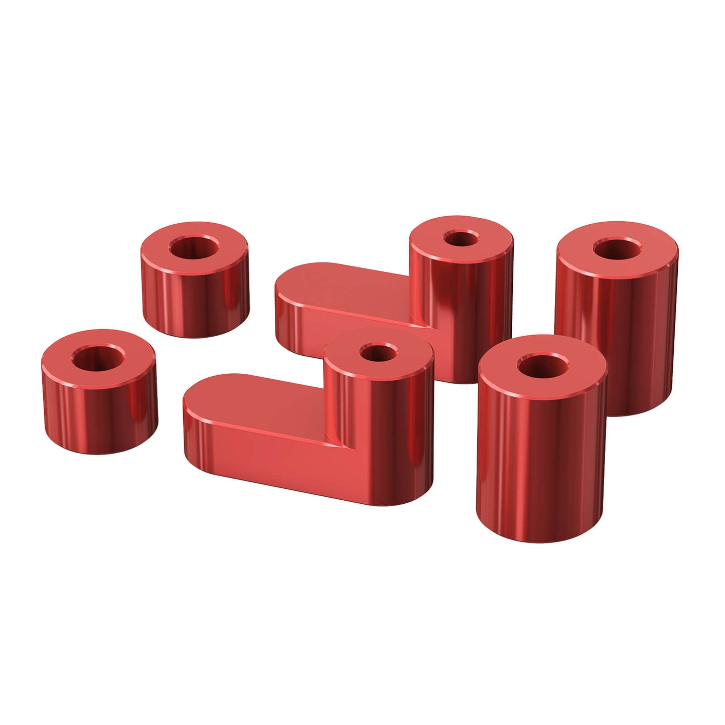 Billet Aluminum Rear Wing Spoiler Riser Kit For Ford Fiesta Mk8 Fiesta ST-Line/ST