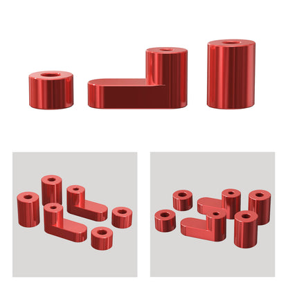 Billet Aluminum Rear Wing Spoiler Riser Kit For Ford Fiesta Mk8 Fiesta ST-Line/ST