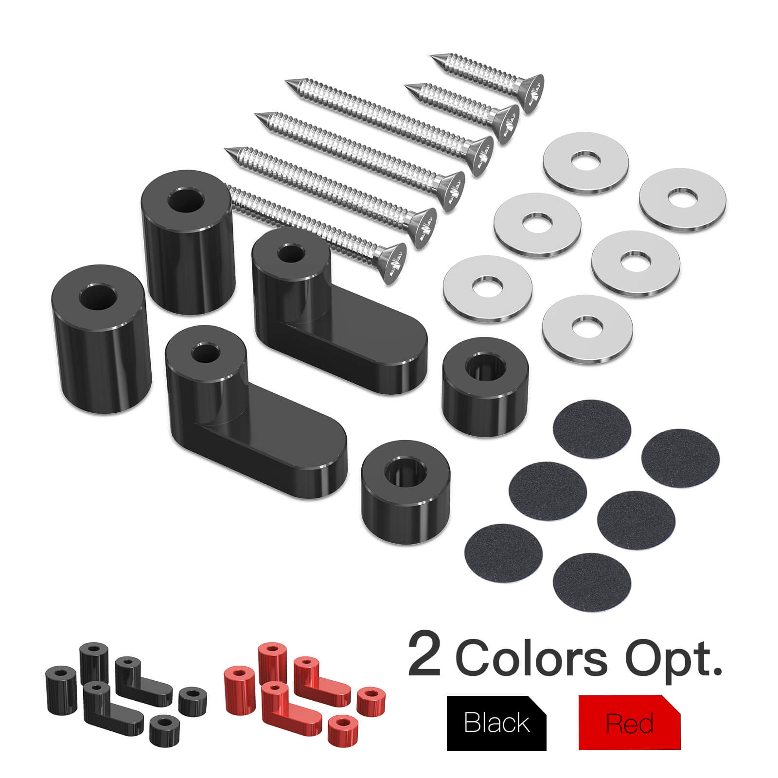 Altezza Spoiler Riser Billet Aluminum Rear Wing Spoiler Riser Kit For Ford Fiesta Mk8 Fiesta ...