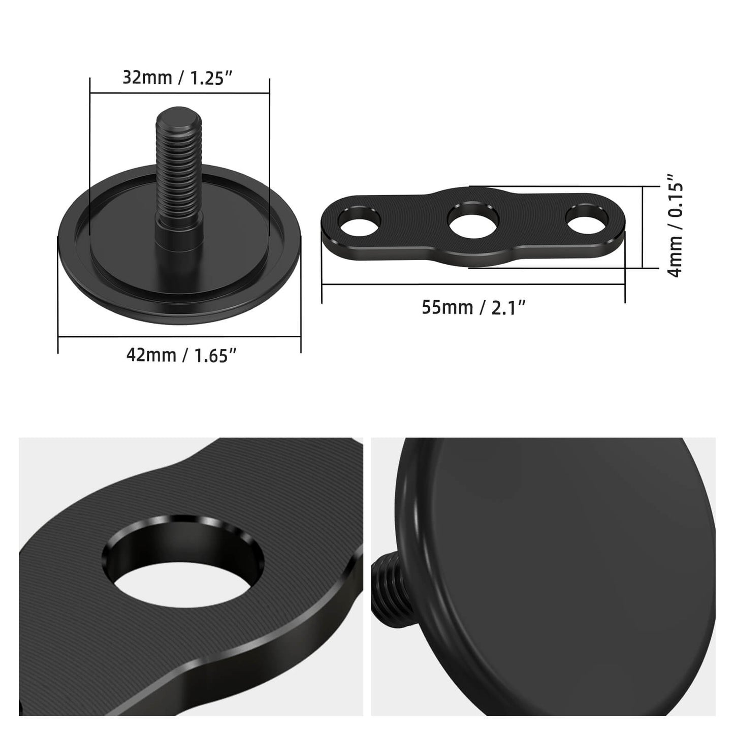 Rear Wiper Plate Plug Cap For Ford Focus Mazda speed3