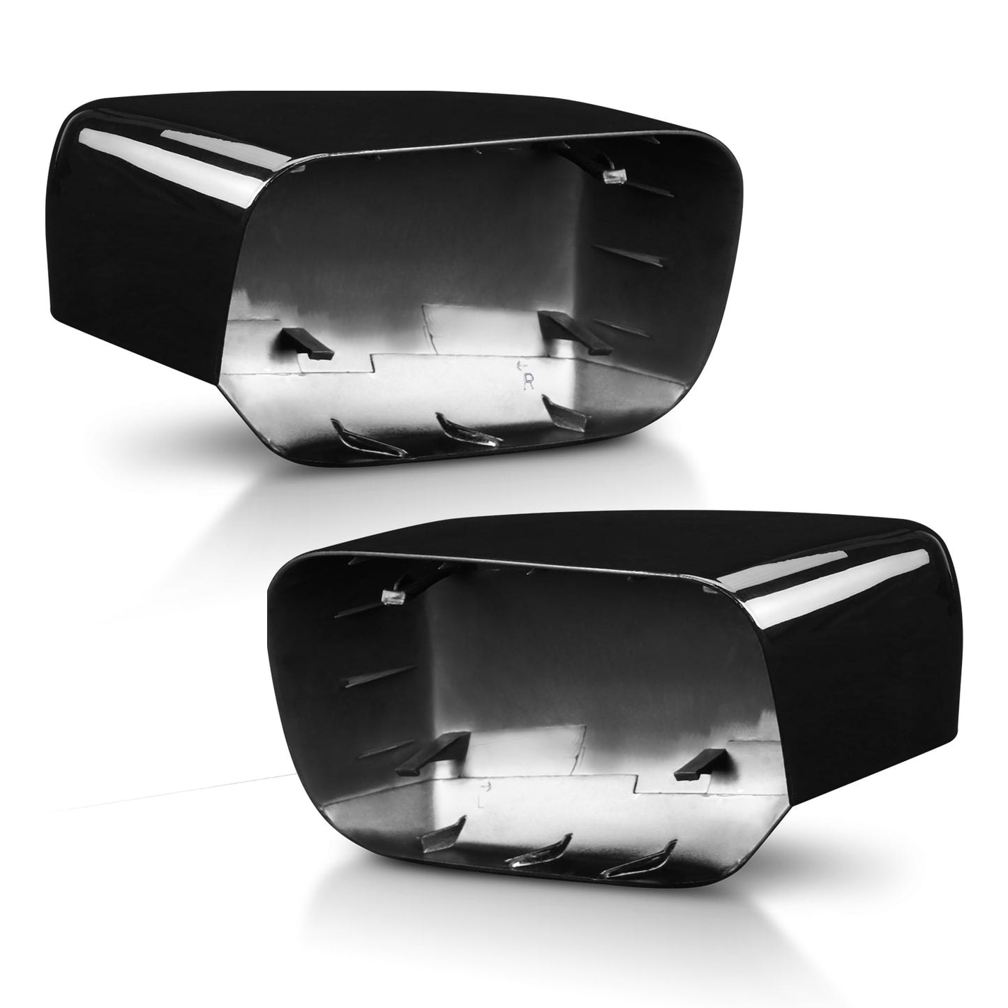 Left+Right Rearview Door Mirror Shell Cover Cap Case For BMW E39 E46 1997-2005