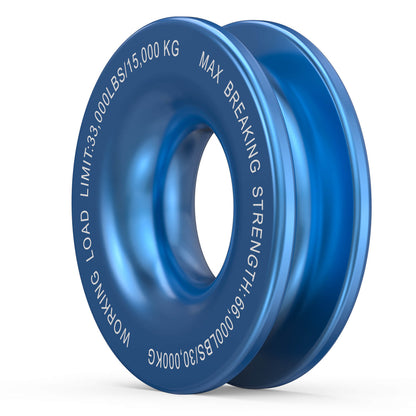 Recovery Pulley Ring 30000 KG for Soft Shackle and Winch Rope 4WD Recovery Gear 4x4 Offroad