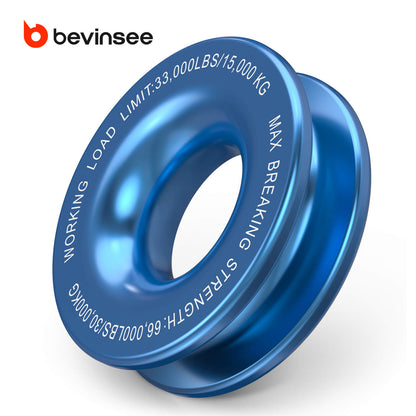 Recovery Pulley Ring 30000 KG for Soft Shackle and Winch Rope 4WD Recovery Gear 4x4 Offroad