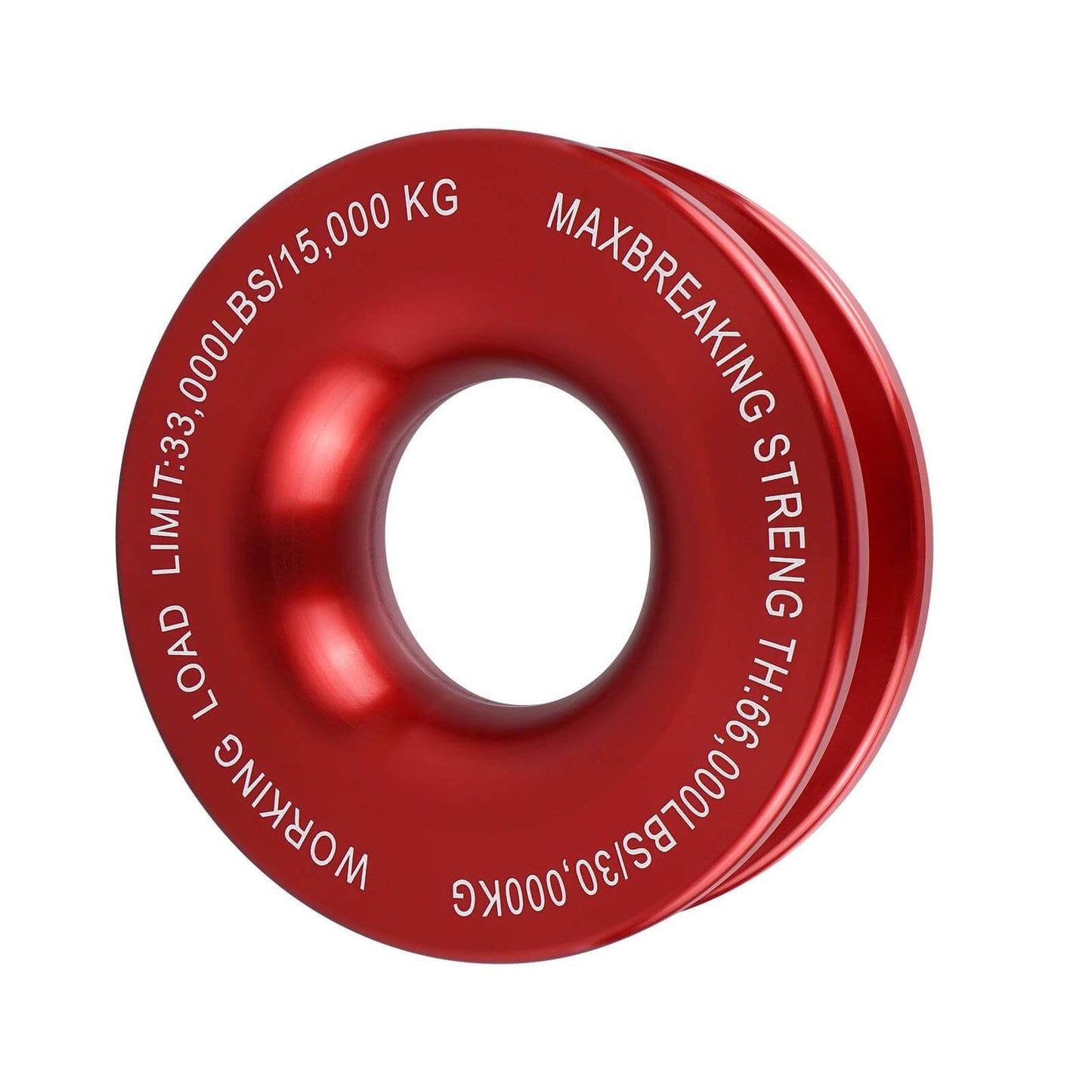 Recovery Pulley Ring 30000 KG for Soft Shackle and Winch Rope 4WD Recovery Gear 4x4 Offroad