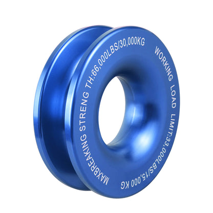 Recovery Pulley Ring 30000 KG for Soft Shackle and Winch Rope 4WD Recovery Gear 4x4 Offroad